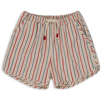 Konges Sløjd Marlon Twill Shorts in antique stripe - kids' shorts - alternate view