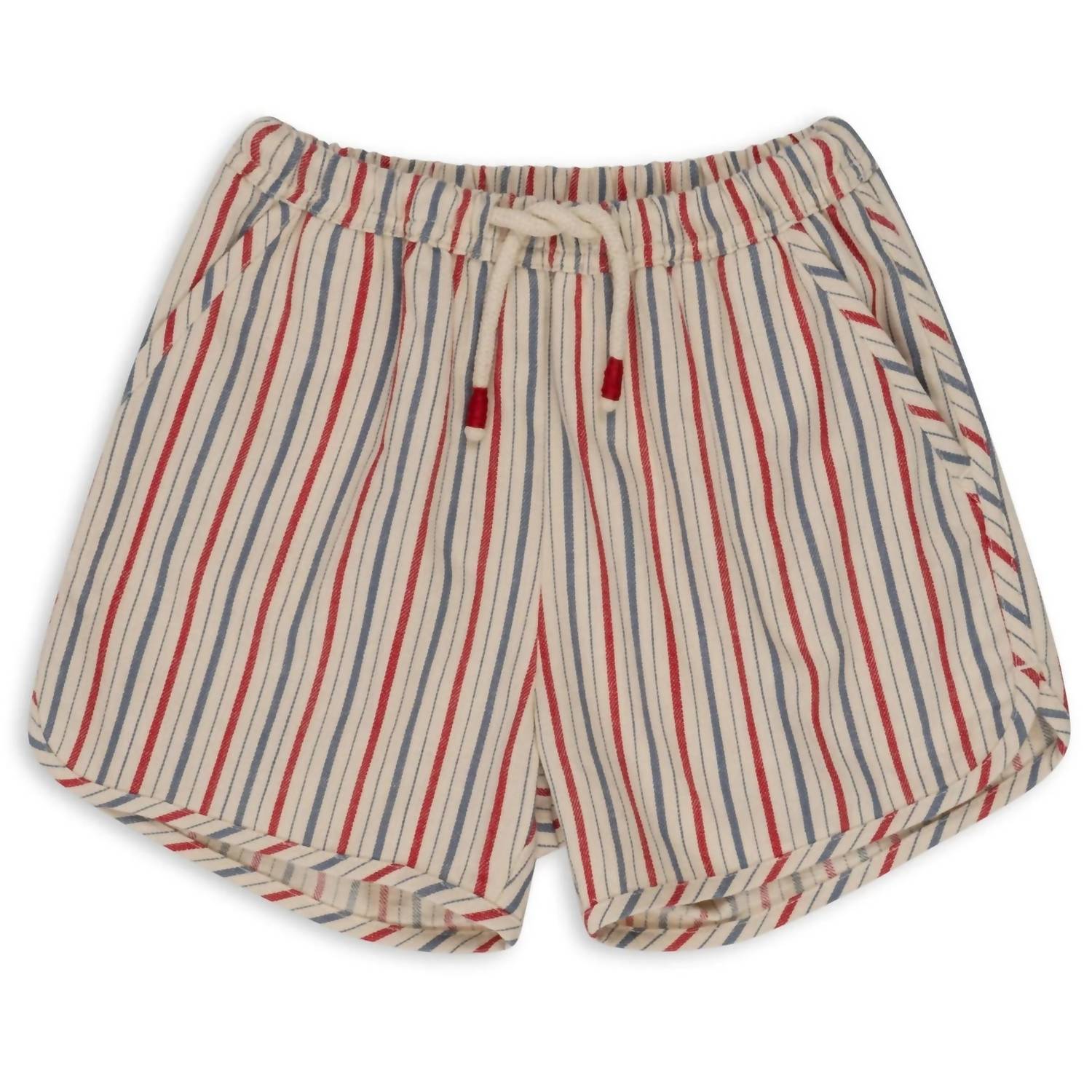 Konges Sløjd Marlon Twill Shorts in antique stripe - kids' shorts - alternate view