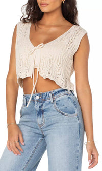 Roxy - Beach Bound Crochet Vest