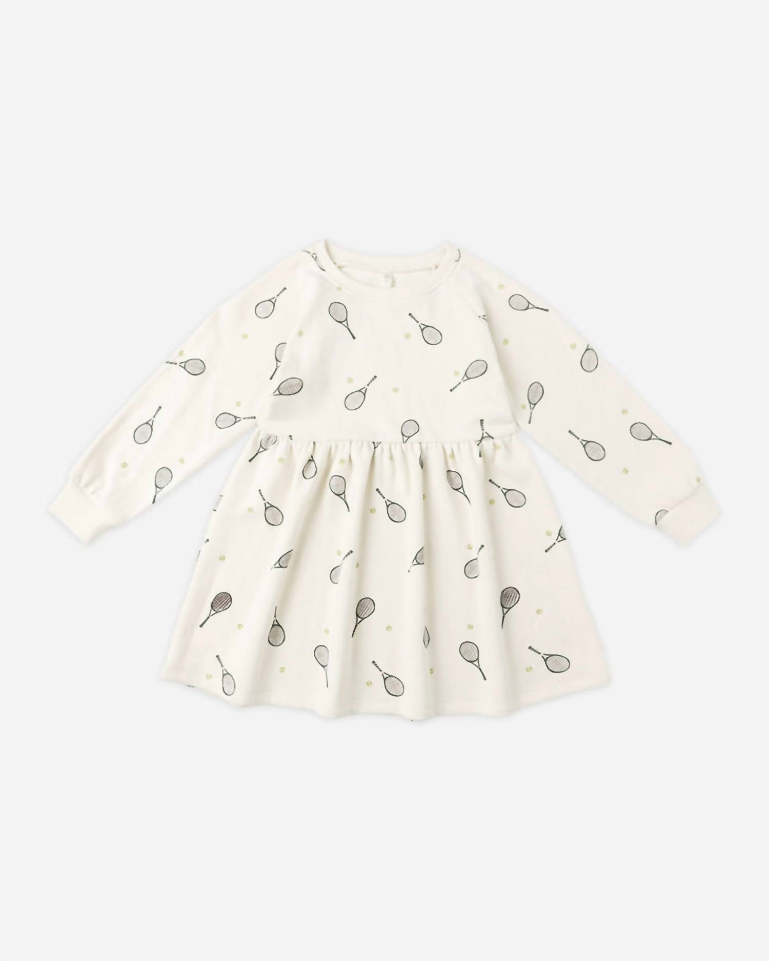 Rylee + Cru Raglan Dress in white 1 - kids' dress - view 4