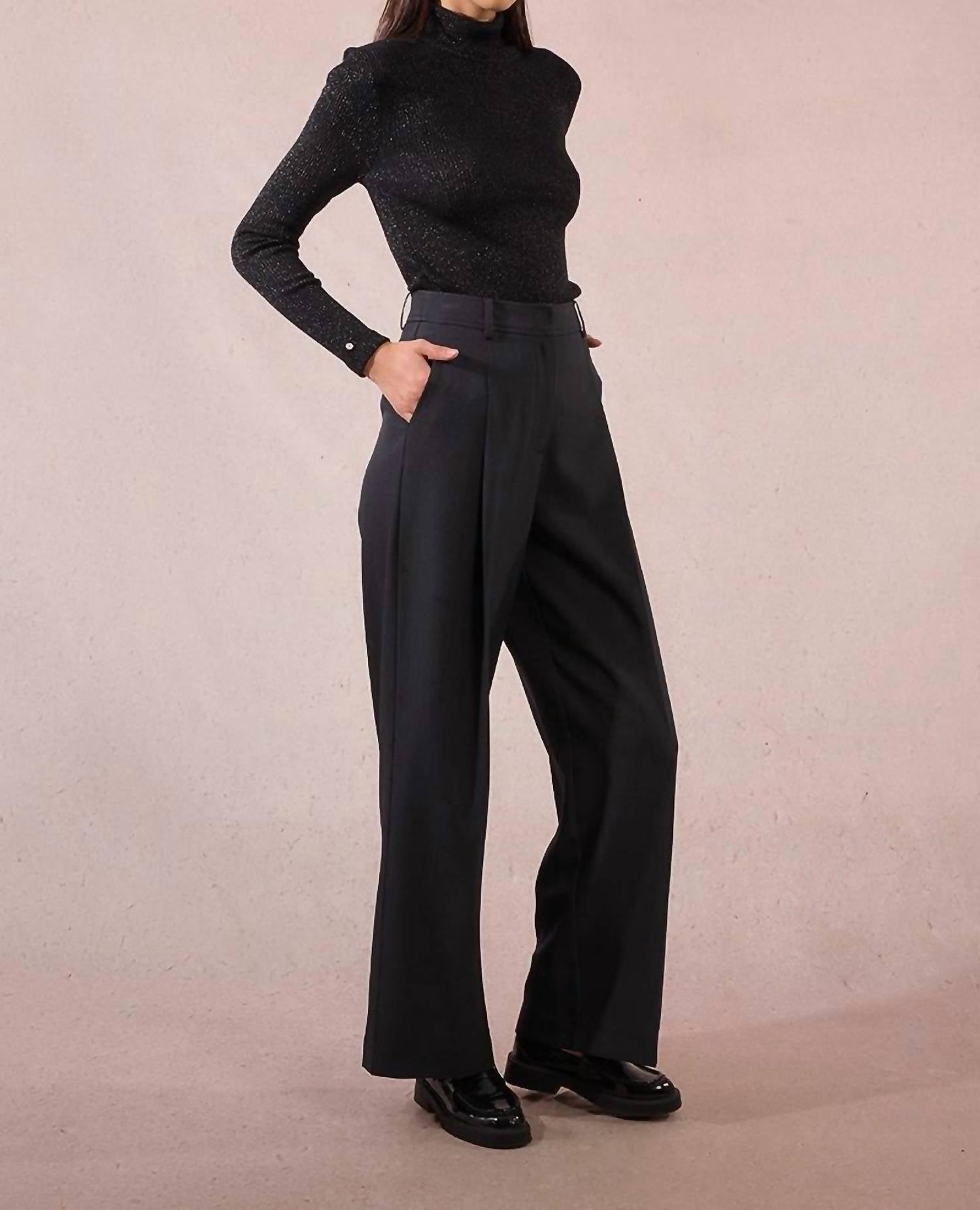 Molly Bracken - Woven Wide Leg Pants