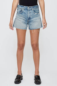 Moussy Women's Bayville Shorts in blue - women's shorts
