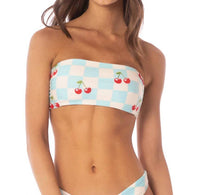 Maaji - Royal Game Bryn Strapless Bandeau Bikini Top