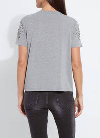 Lysse - Malva Embellished Crew Neck Top