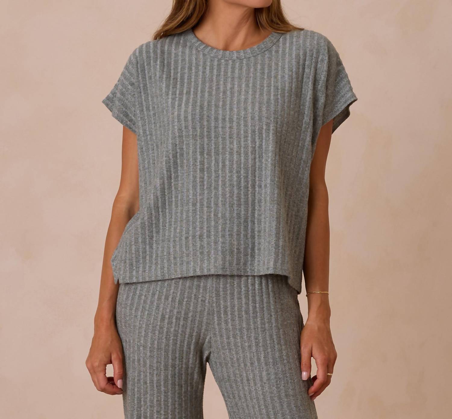 Rylee + Cru - Adult Cozy Cozy Knit Top And Pant Set