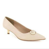 Andrea Women's Pointed Toe Pump in beige 1 - women's heels