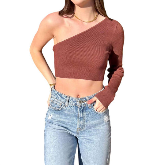 Crescent - One Sided Crop Top