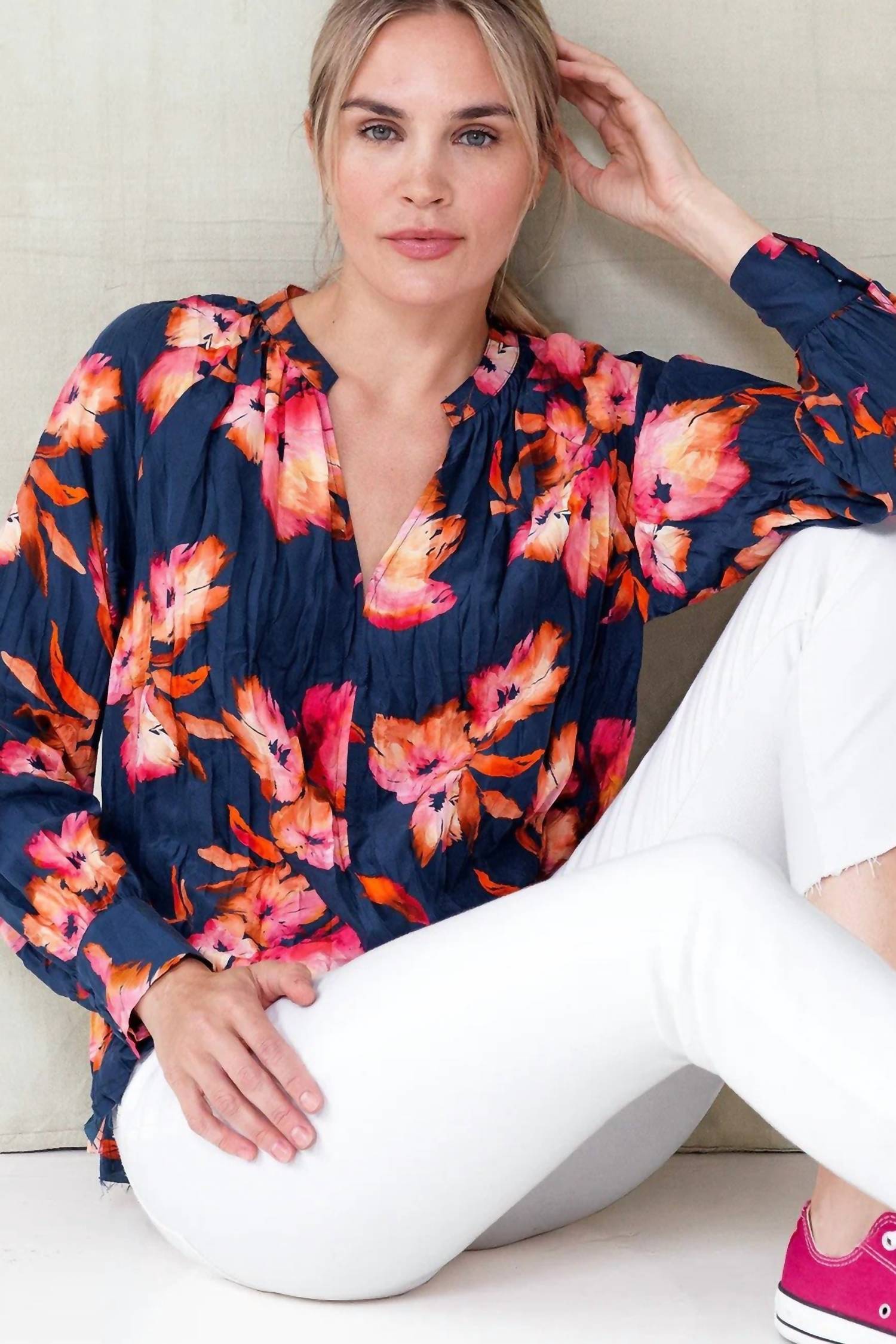 Go By Go Silk - Crease It Up Top