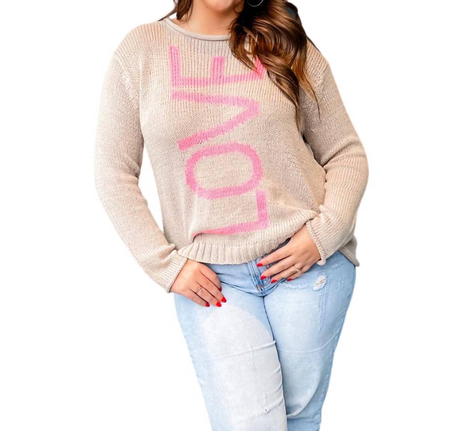 Wooden Ships - LOVE Cotton Crew Sweater