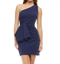Ashleylauren - One Shoulder Fitted Cocktail Dress