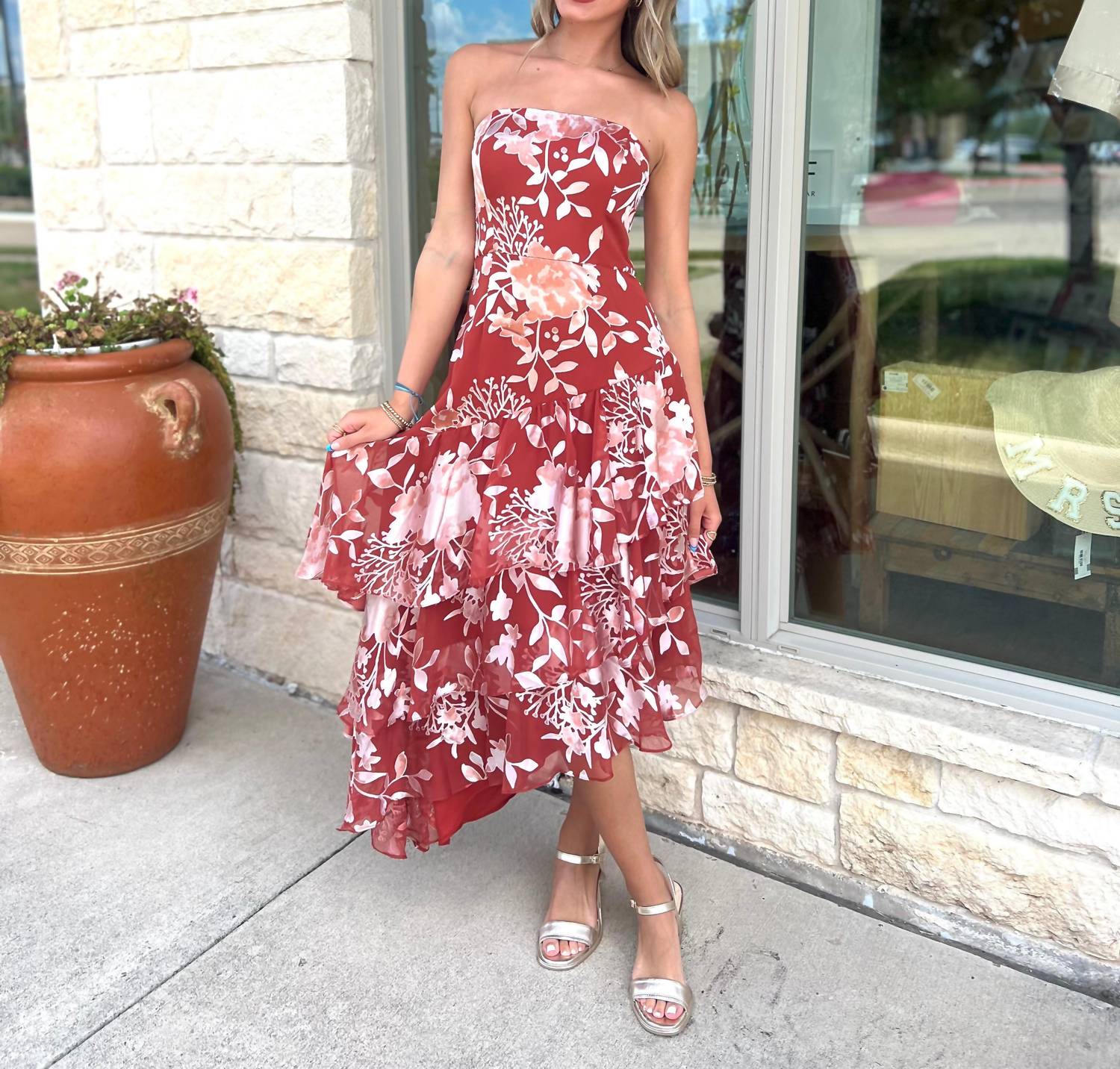 Hutch - Vanina Strapless Midi Dress