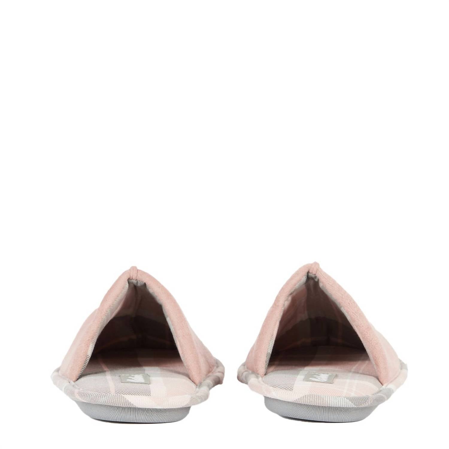 Barbour Women's Simone Slippers in pink - women's shoe - alternate view