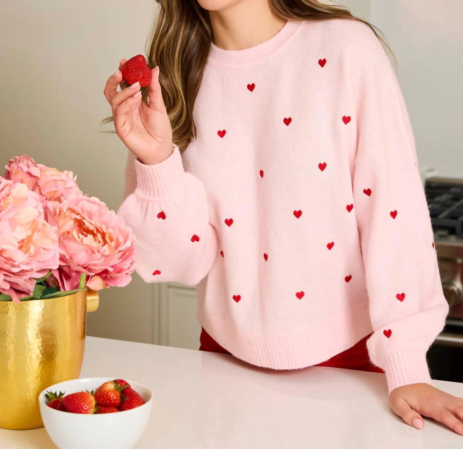 Shiraleah - Valentines Hearts Sweater