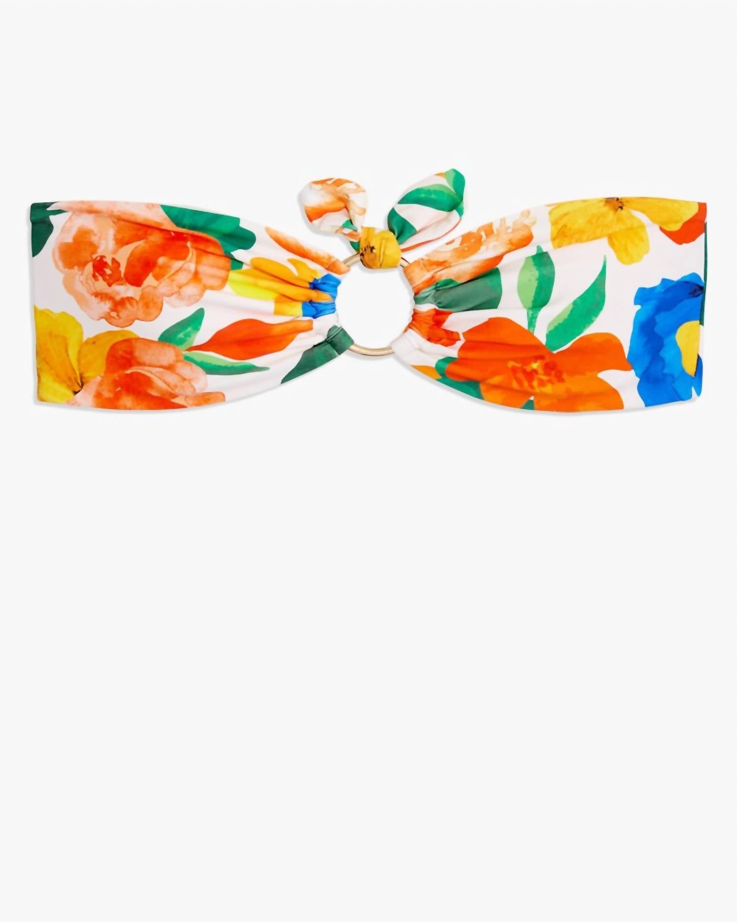 RING BANDEAU BIKINI TOP