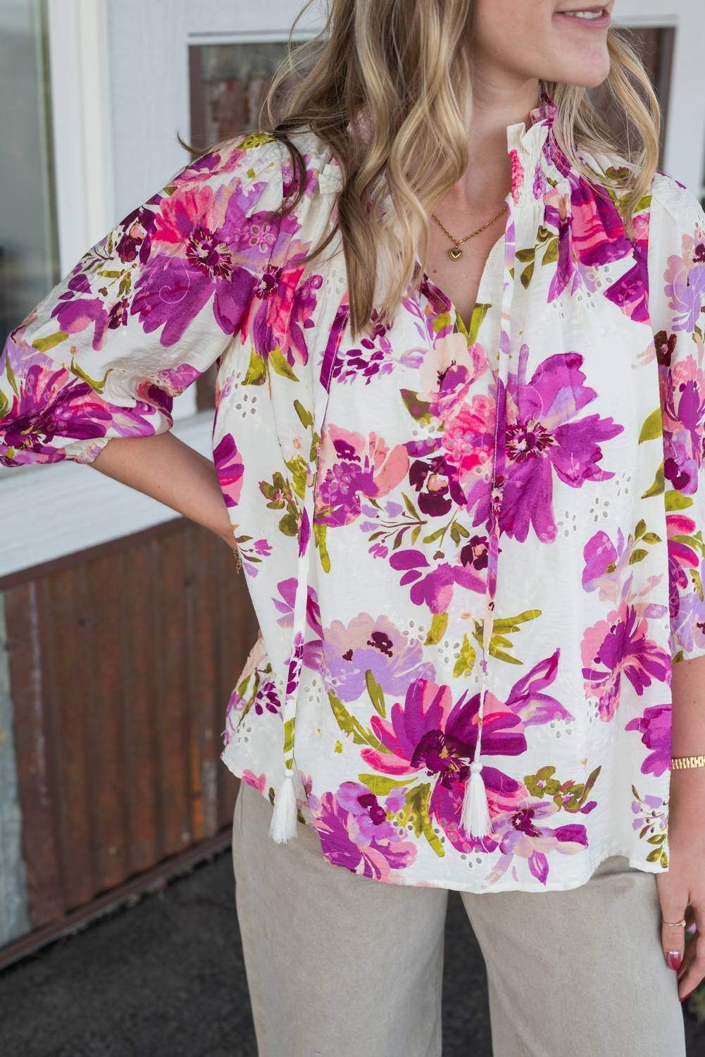 Fate - Dean Floral Blouse