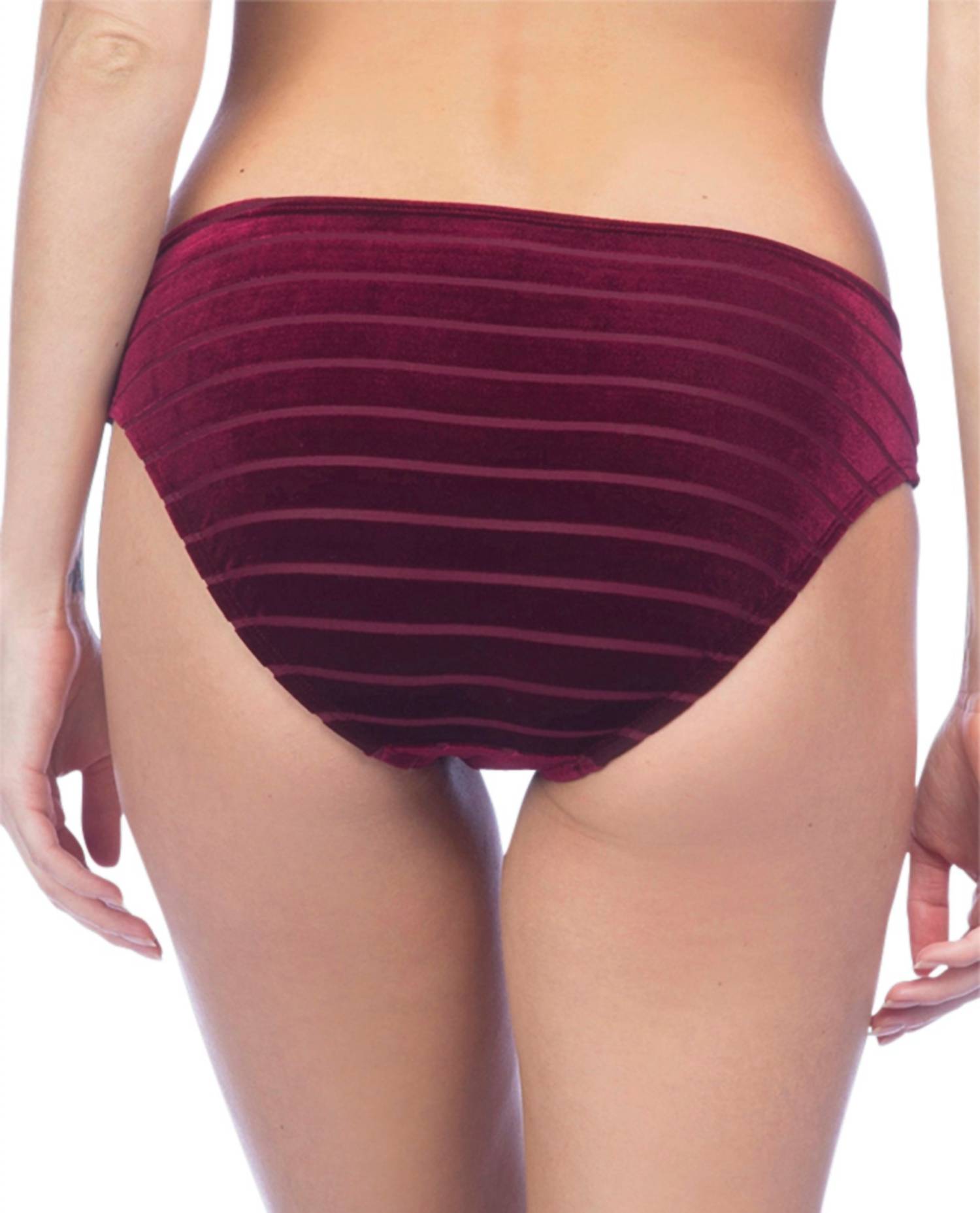 Kenneth Cole - Stripe Hipster Bikini Bottom