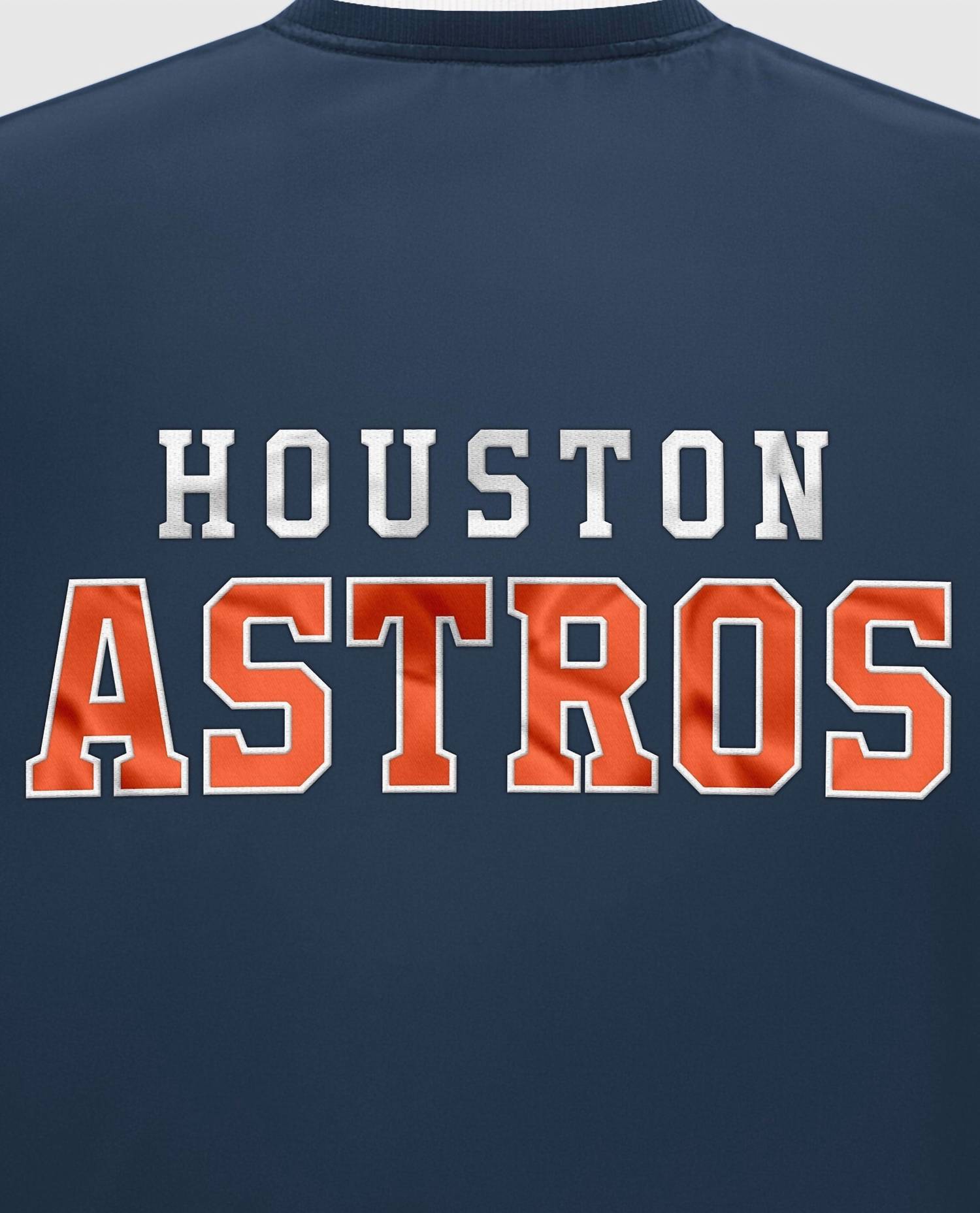 Starter - Men's Houston Astros Varsity Satin Full-snap Jacket