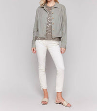 Charlie B - Linen Button Up Jacket