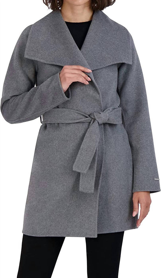 Ella Wool Wrap Coat