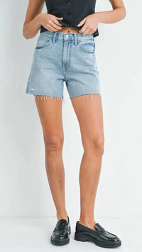 Just Black Denim - Longer Length Jean Short
