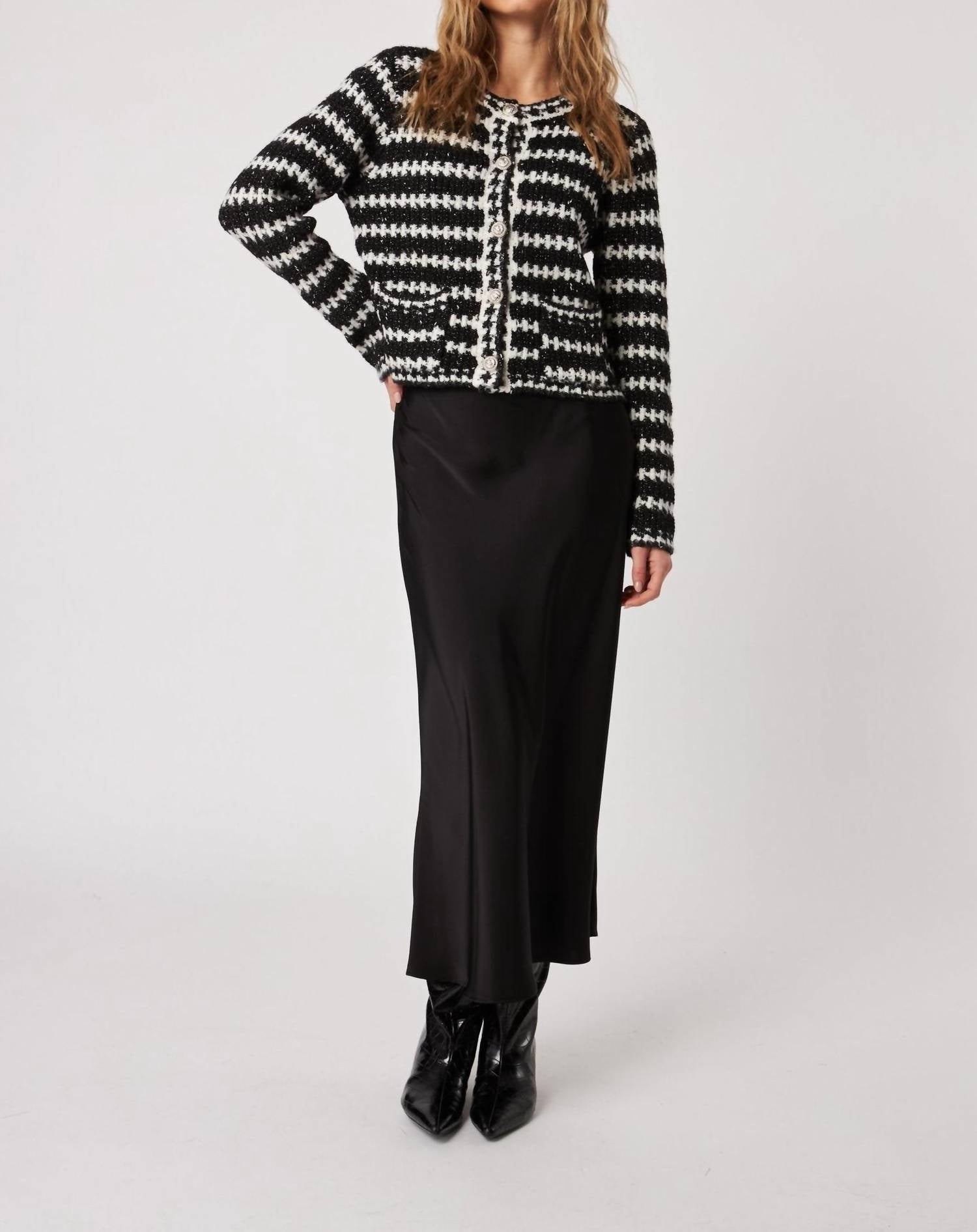 John + Jenn - Henri Striped Cardigan