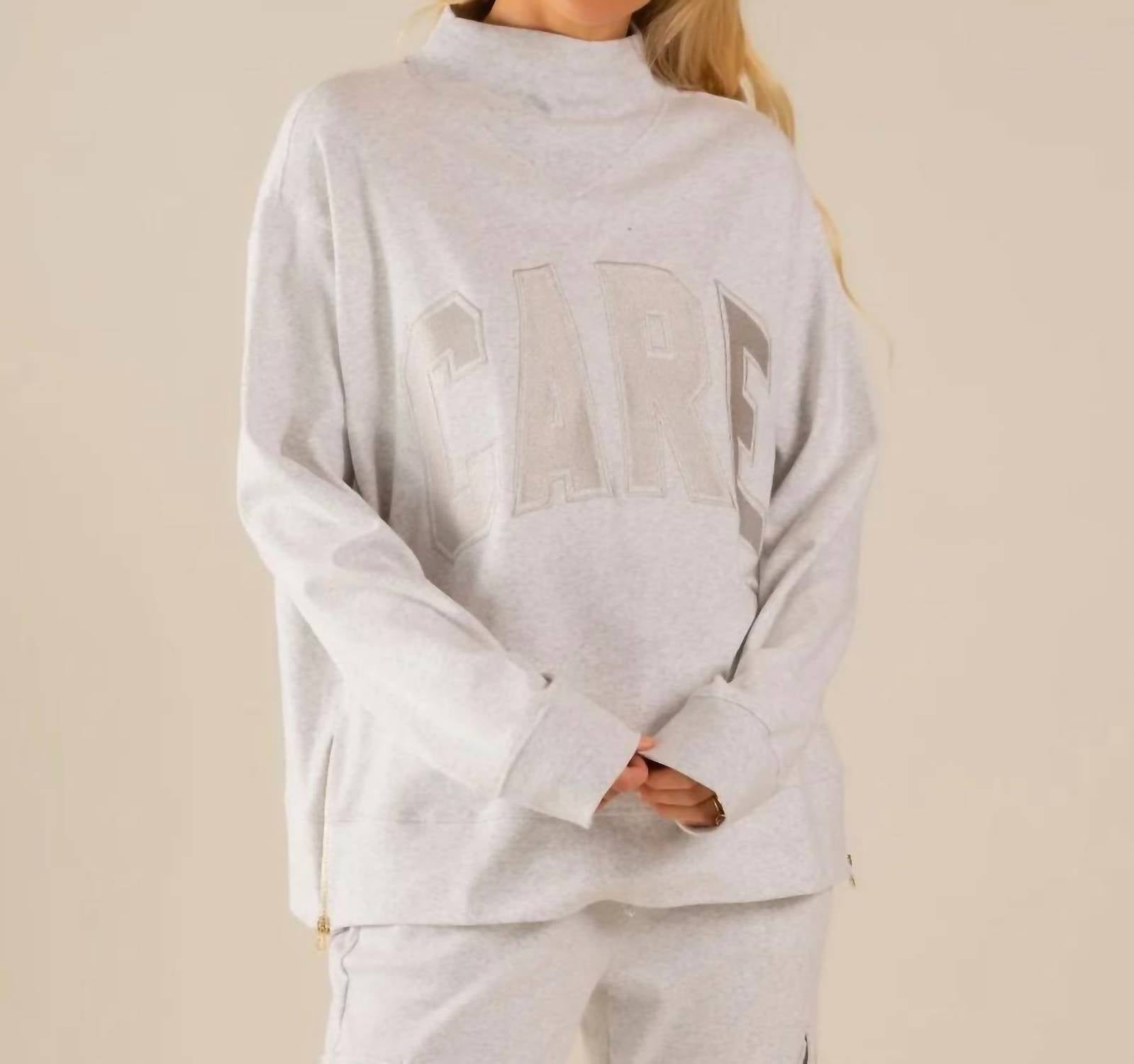 Care Tucker - Bella Interlock Mock Neck Sweater