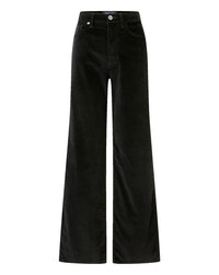 Veronica Beard - Taylor High Rise Wide Leg Velvet Pants
