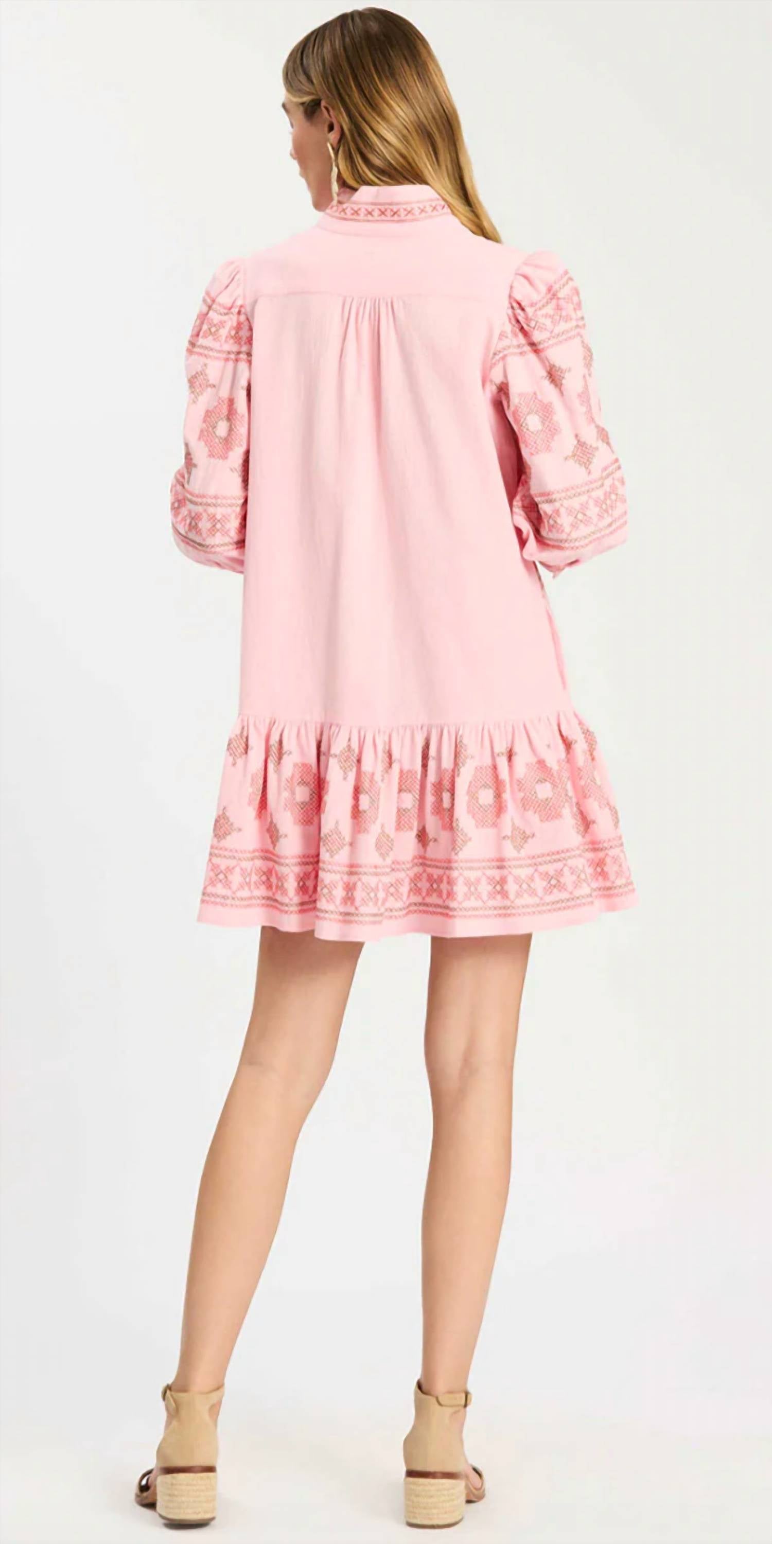 Tyler Boe - Christy Embroidery Mini Dress