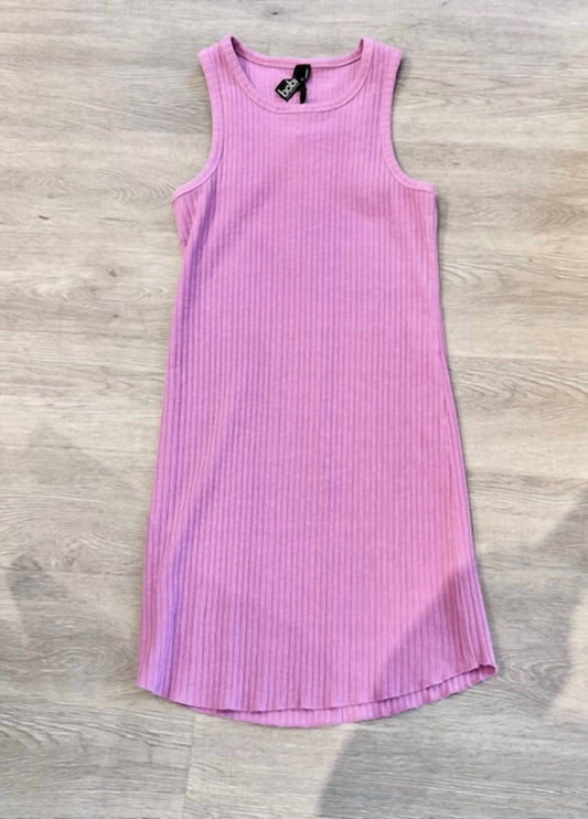 Bobi - WOMEN'S HIGH NECK MINI TANK DRESS