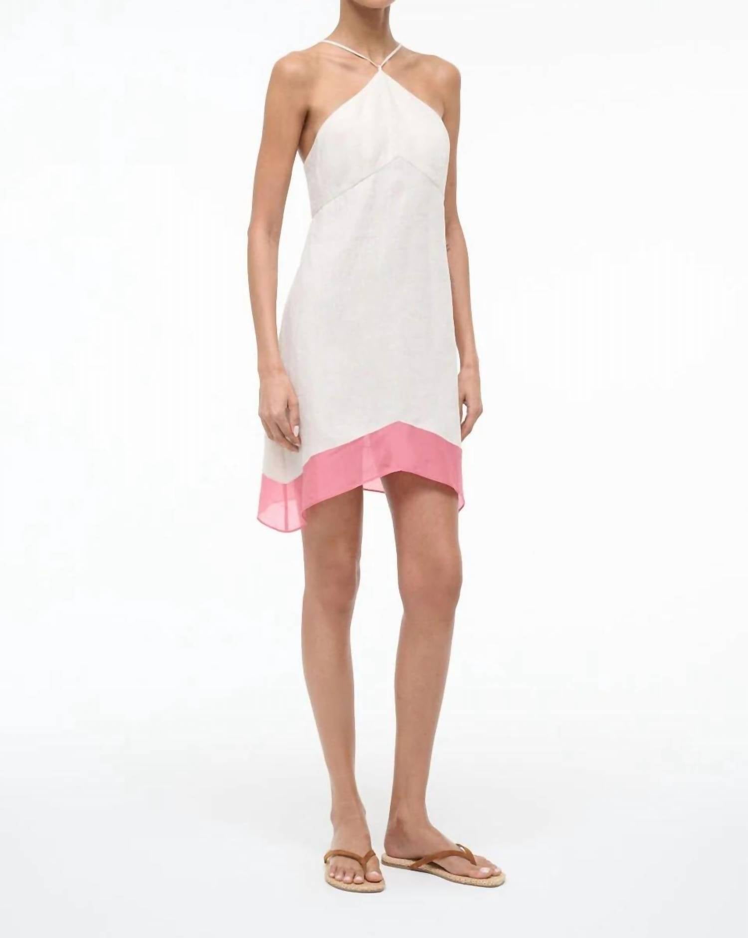 Staud - Oro Linen Mini Dress