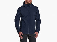 KUHL Stretch Voyager Jacket in pirate blue - men's jacket - detail view