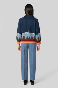 The Great. - Vista Full-zip Sweater