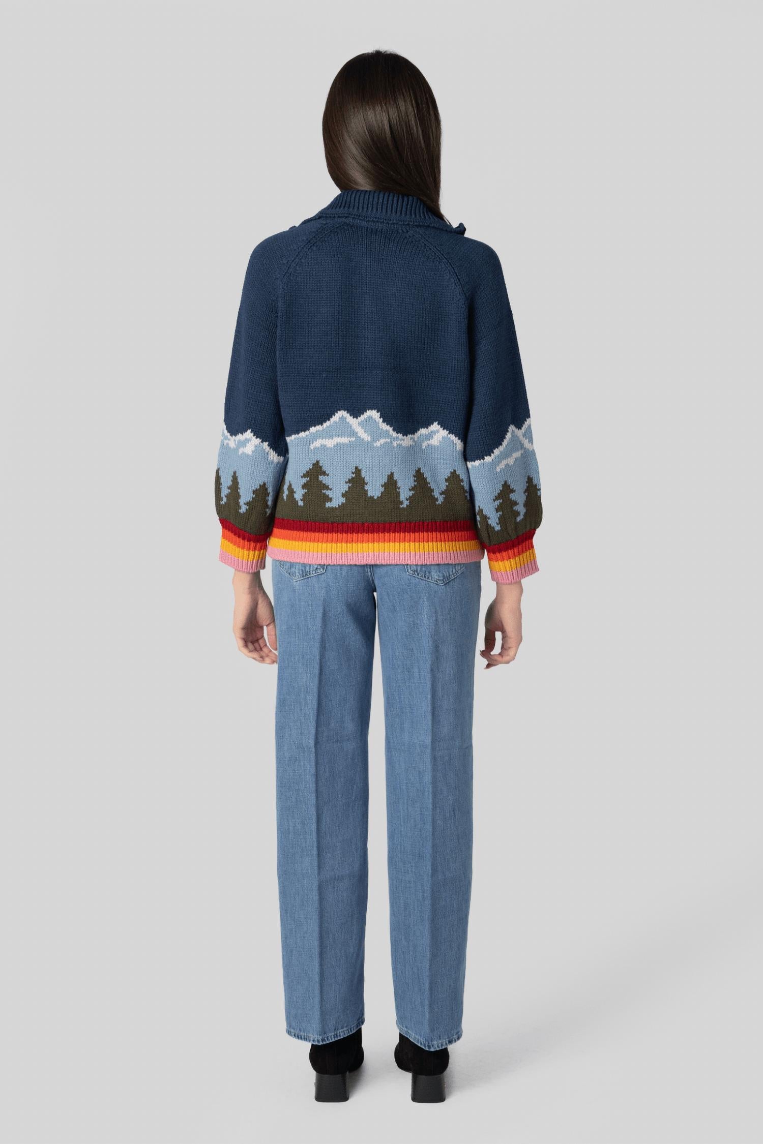 The Great. - Vista Full-zip Sweater