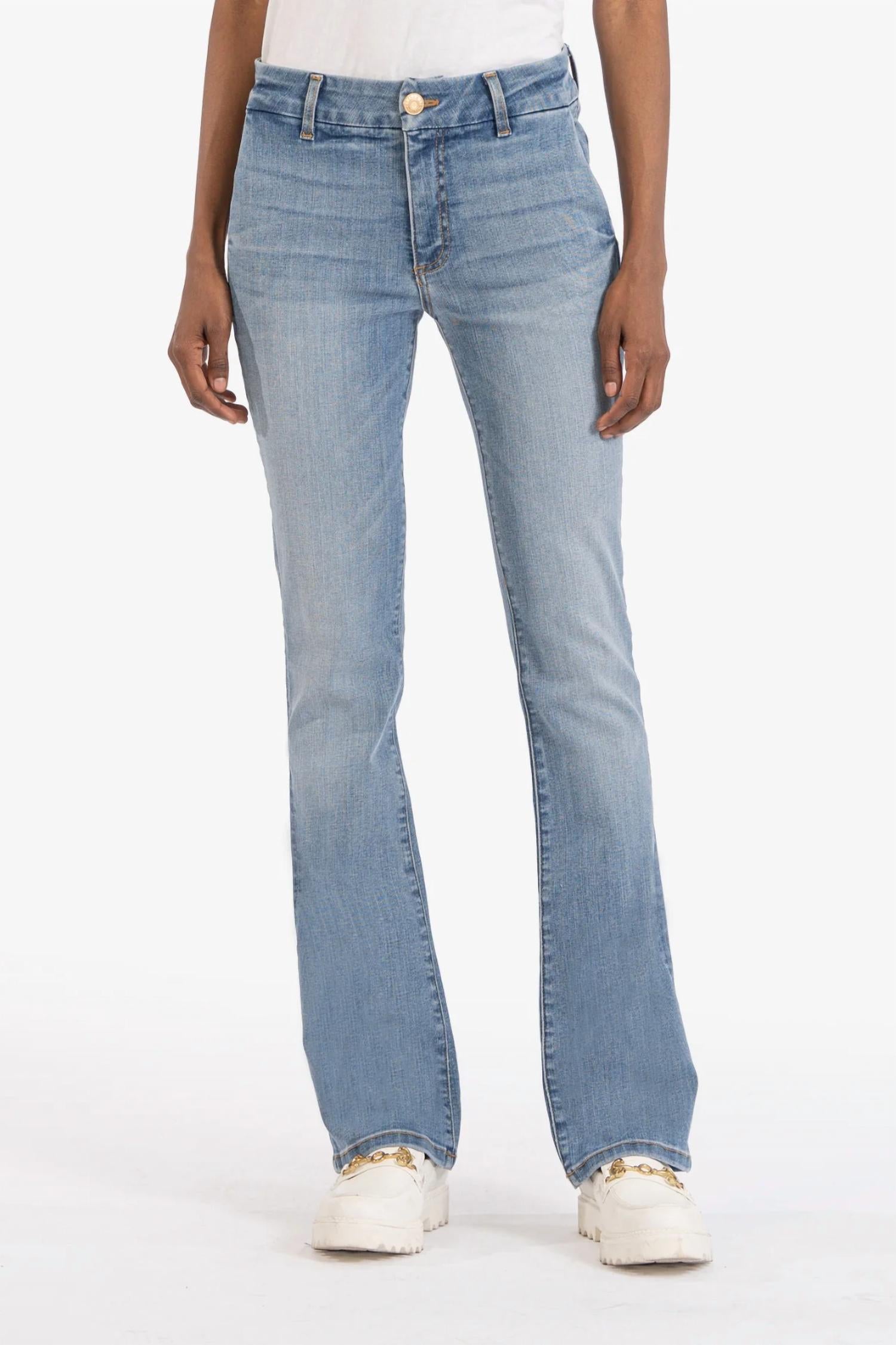 Kut From The Kloth - Women's Natalie Mid Rise Bootcut Trouser