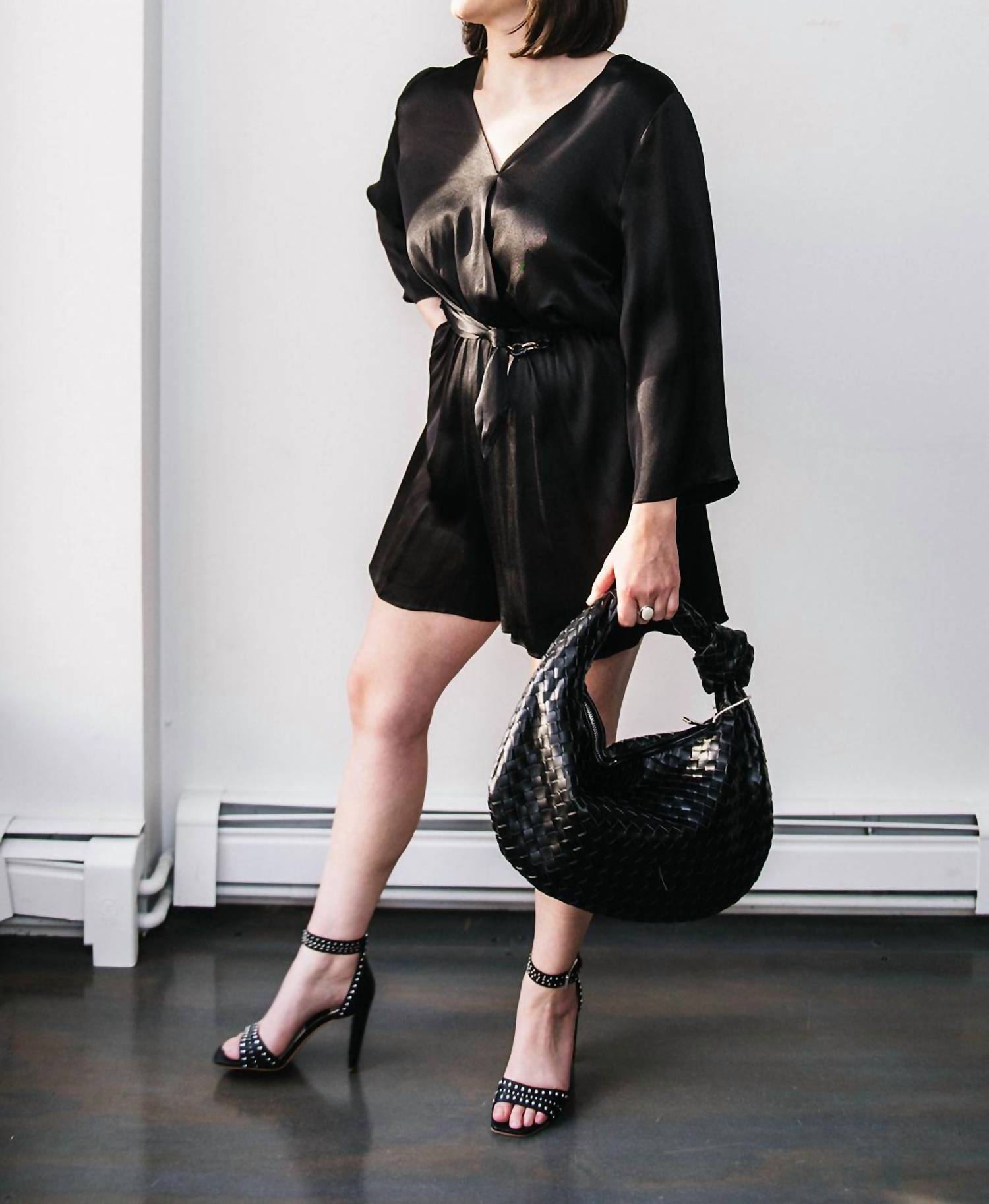 Withblack - SATIN ROMPER