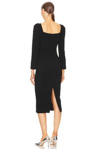 Self-Portrait - Diamante Bow Midi Dress