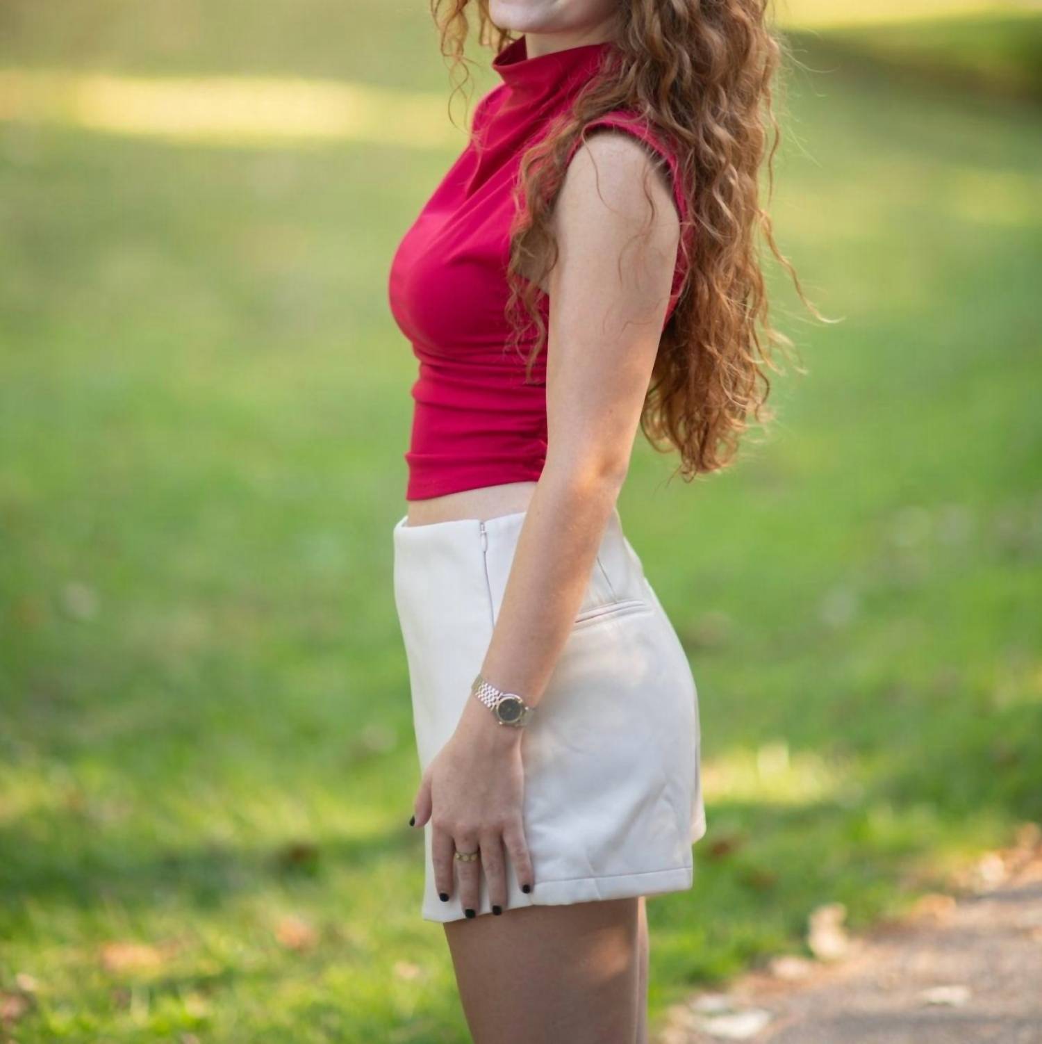 Tcec - Pleather Skort