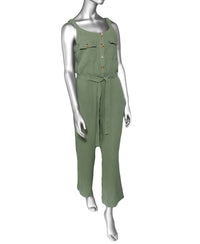 Tribal - Button Front Jumpsuit