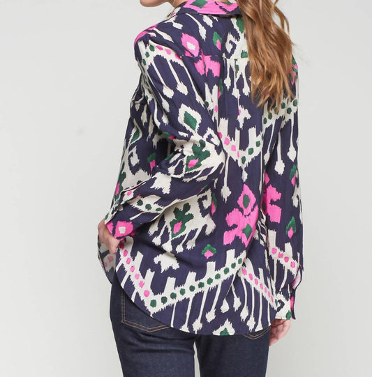Vilagallo - Ikat Long Sleeve Shirt