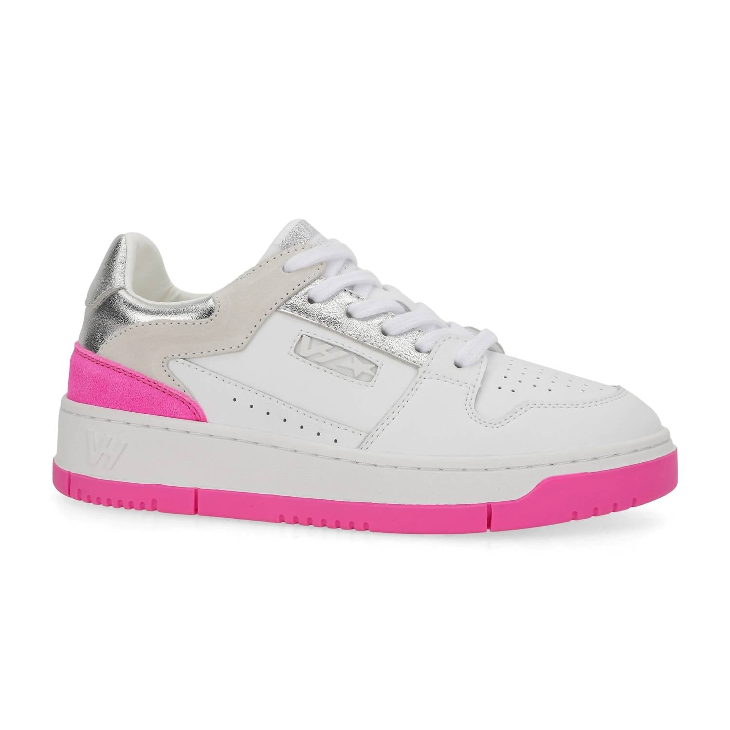 Vintage Havana Women's Finesse 2 Sneakers in neon pink silver - women's sneaker