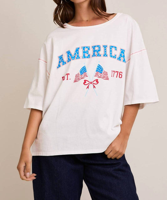 Le Lis - AMERICA ROUND NECKLINE SHORT SLEEVE TOP