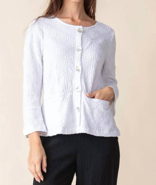 Habitat - Sunburst Knit Peplum Jacket