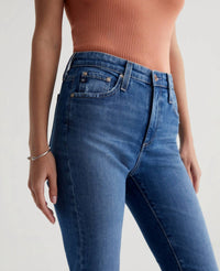 AG Jeans Farrah Boot Crop Jean in alibi destructed - women's jeans - view 5