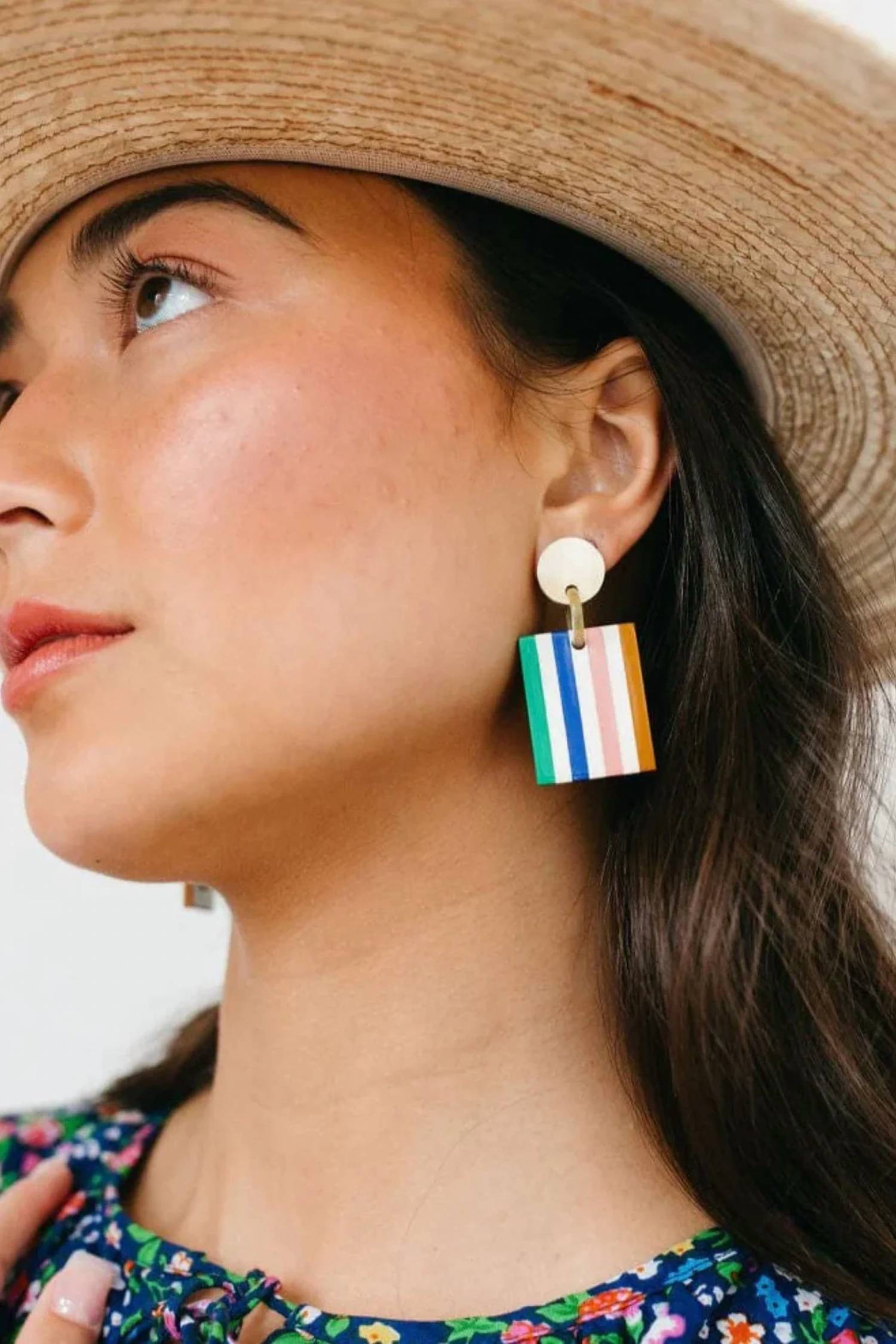Sunshine Tienda - Women's Desert Stripe Earrings