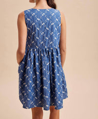 In-Loom - Embroidered Bow Mini Dress