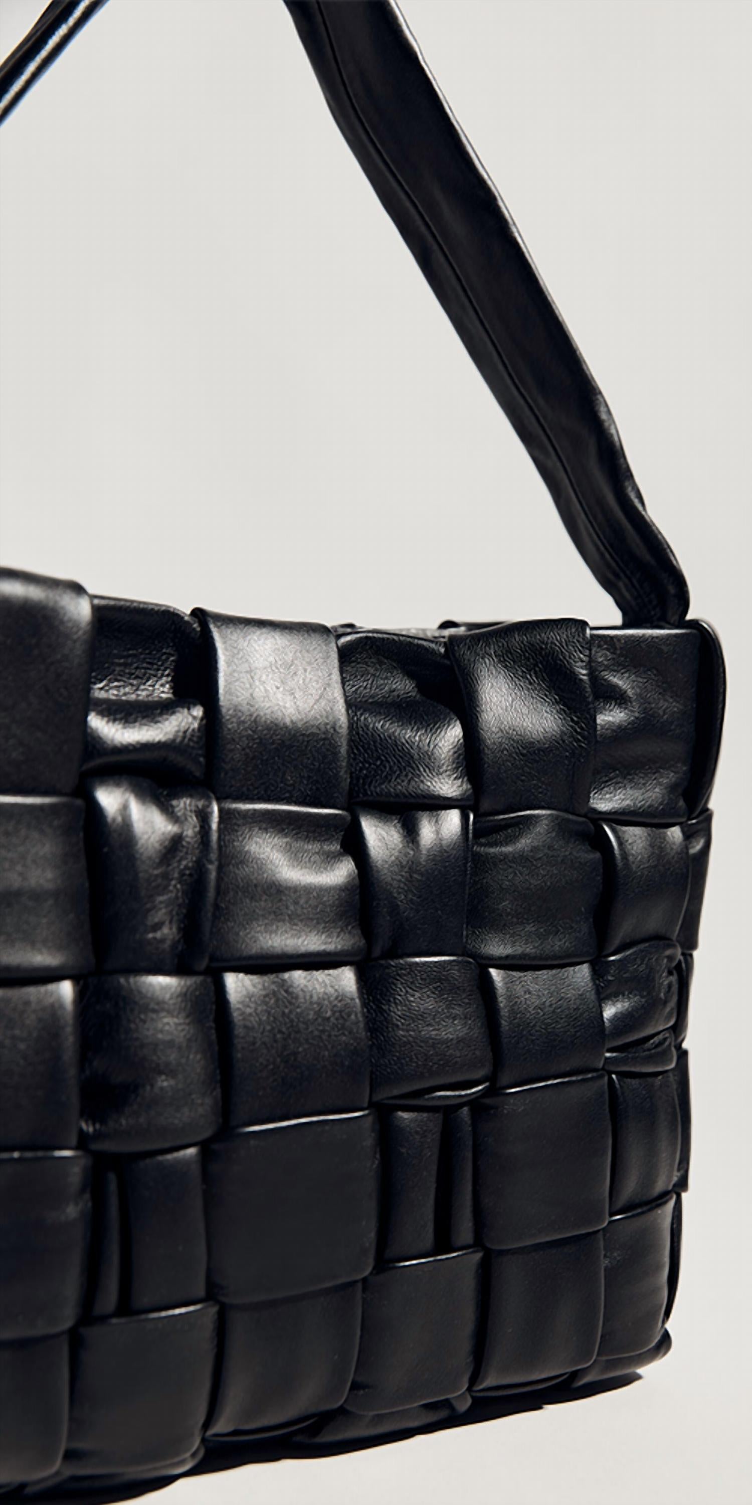 St. Agni - Women's Textured Mini Woven Tote