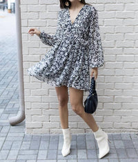 Steve Madden - Rami Floral Print Chiffon Dress
