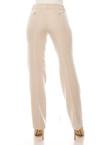 Zac & Rachel - Women's Straight Leg Zip Up Pants