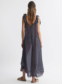 Reiss - Tilly Polka Dot Wide Leg Jumpsuit
