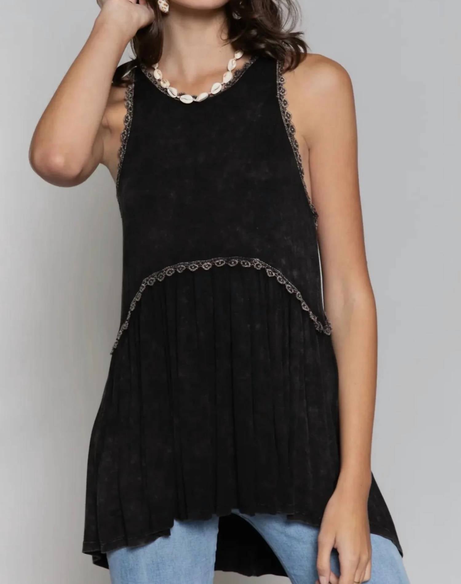 Pol - Baby Doll Knit Top
